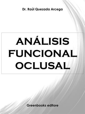 cover image of Análisis Funcional Oclusal